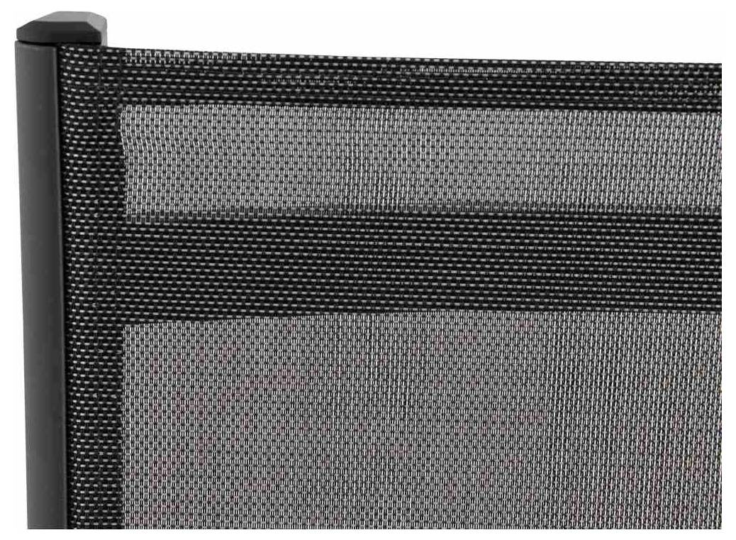 Siena Garden Tesoro M29542 Gartenstuhl Aluminium, Kunststoff Anthrazit (matt), Schwarz, Silber