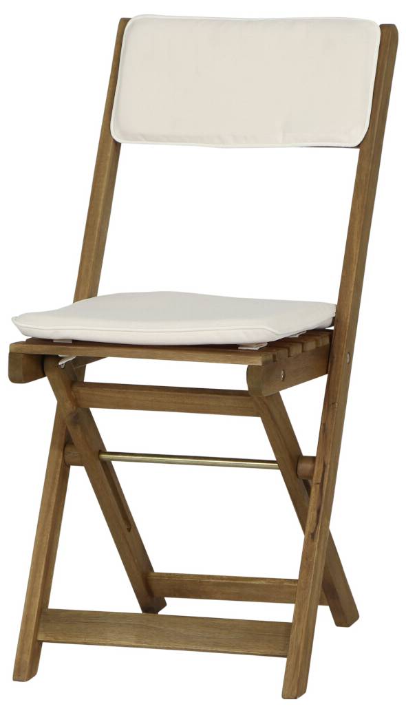 GARDAMO Almeria U92694 Gartenmöbel-Set Holz, Polyester Natur