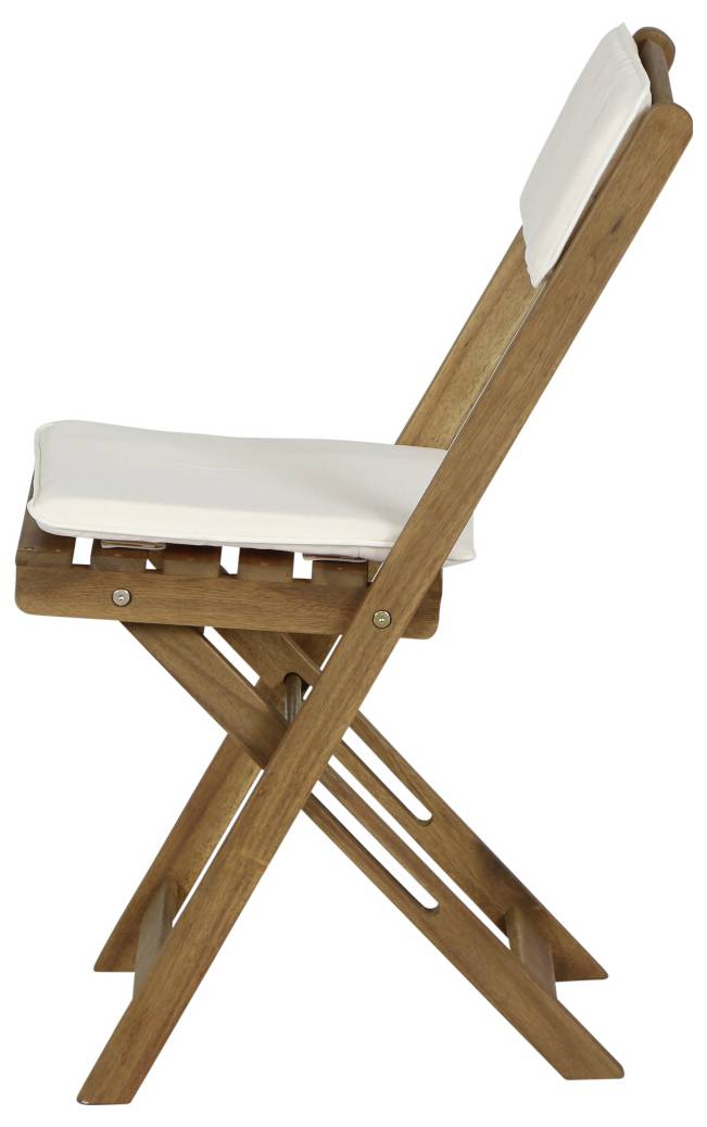 GARDAMO Almeria U92694 Gartenmöbel-Set Holz, Polyester Natur