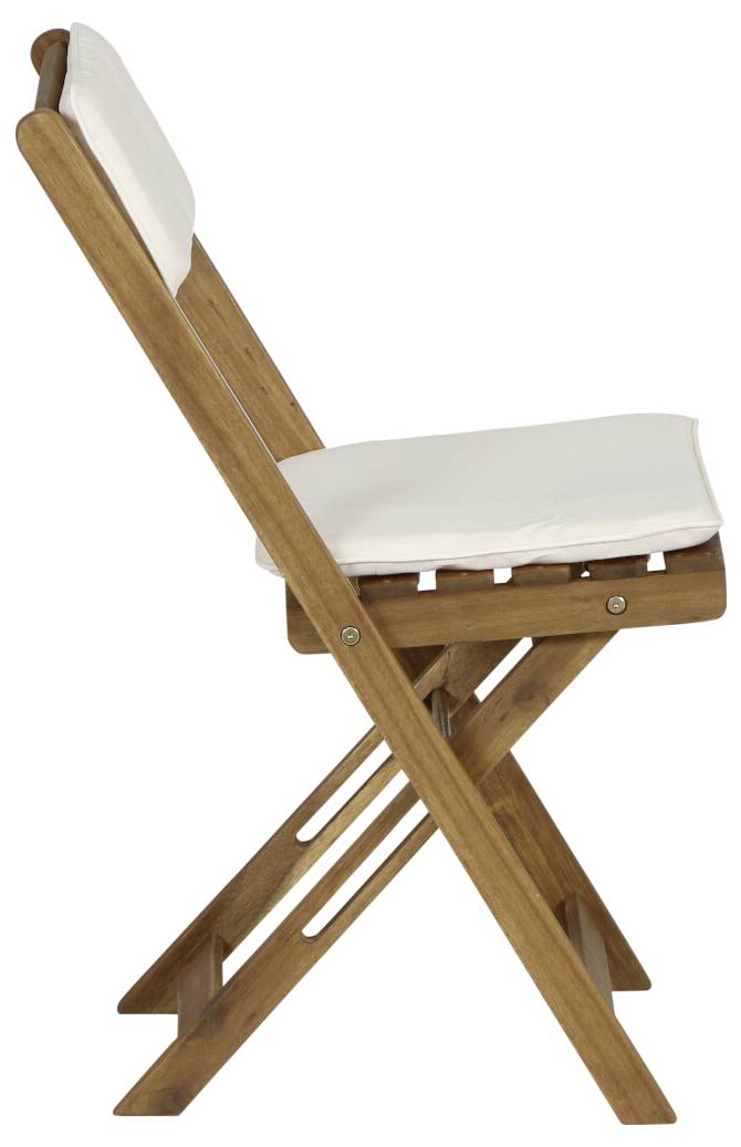 GARDAMO Almeria U92694 Gartenmöbel-Set Holz, Polyester Natur