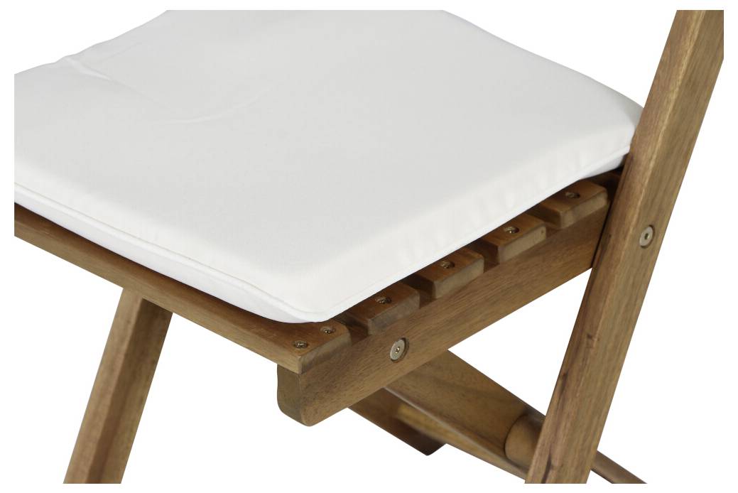 GARDAMO Almeria U92694 Gartenmöbel-Set Holz, Polyester Natur