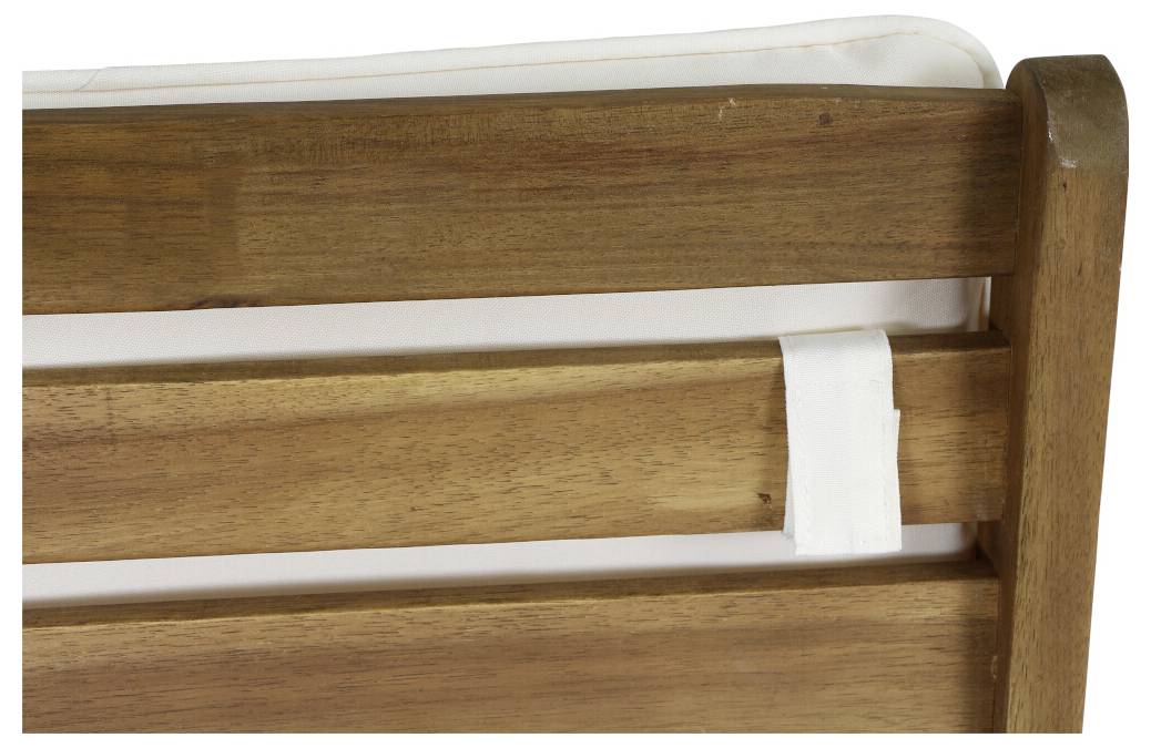 GARDAMO Almeria U92694 Gartenmöbel-Set Holz, Polyester Natur