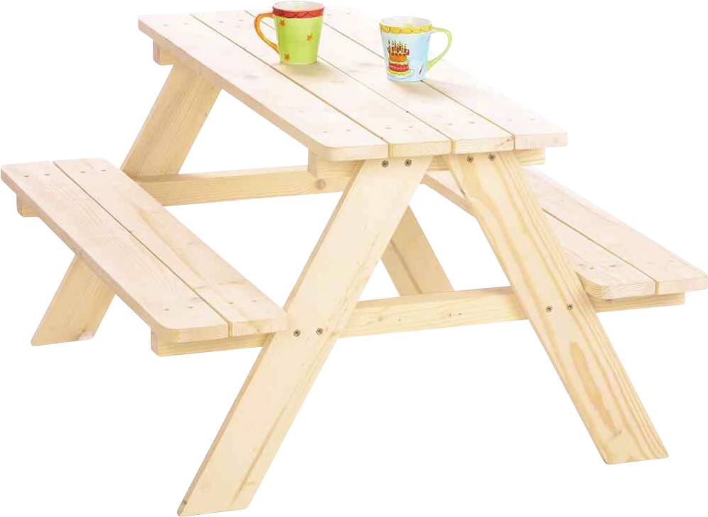 Pinolino Nicki 201016 Gartenmöbel-Set Fichte Natur