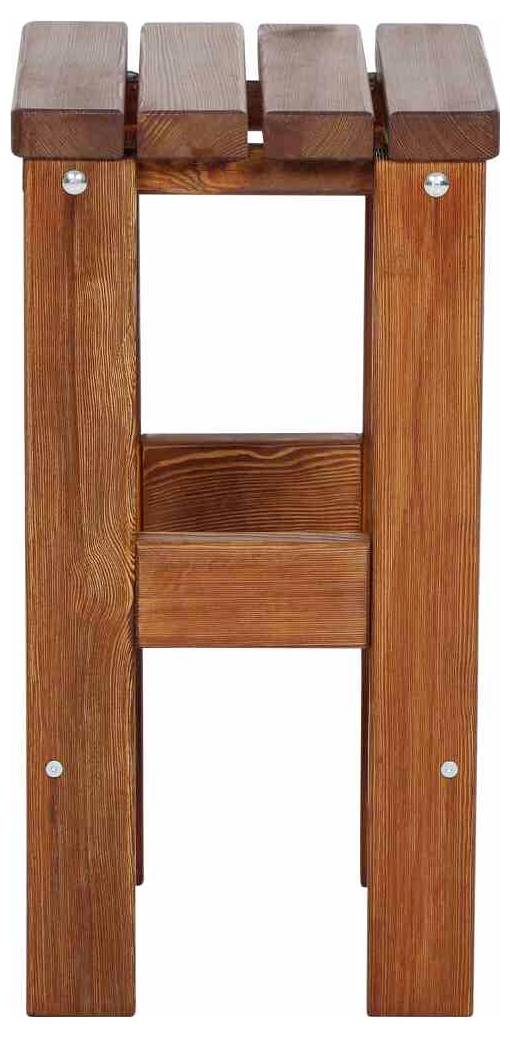 FUNSTAR M15107 Gartenhocker Kiefernholz Braun