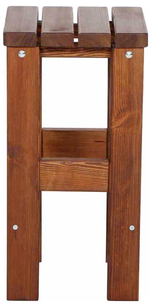 FUNSTAR M15107 Gartenhocker Kiefernholz Braun