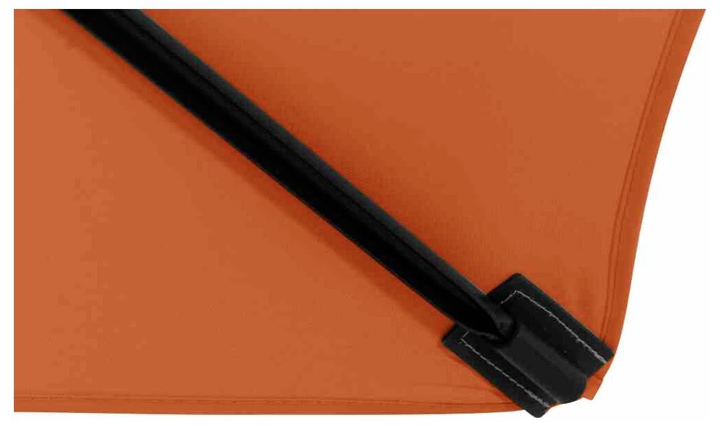 Siena Garden City L32203 Mittelstockschirm Stahl, Polyester