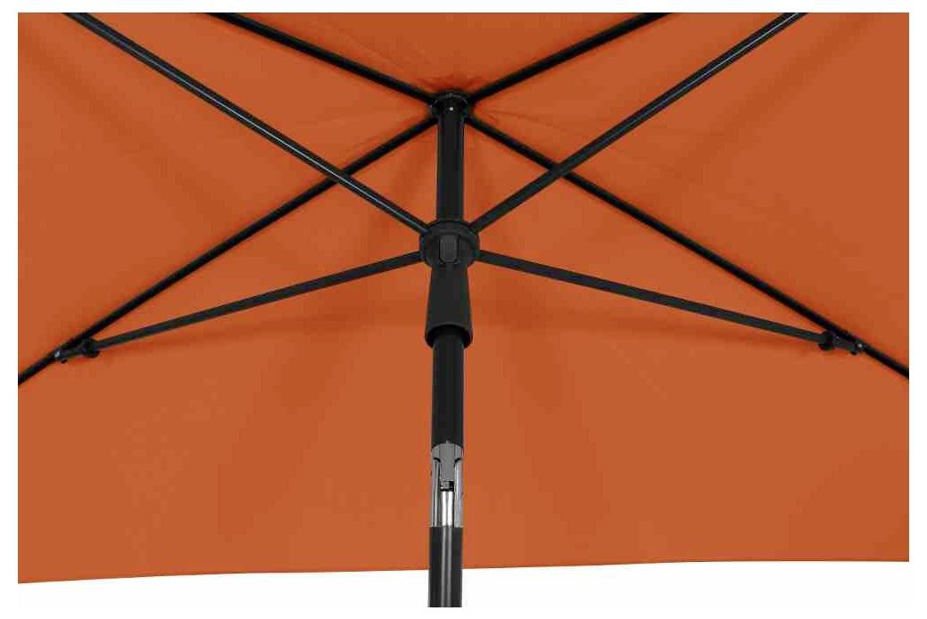 Siena Garden City L32203 Mittelstockschirm Stahl, Polyester