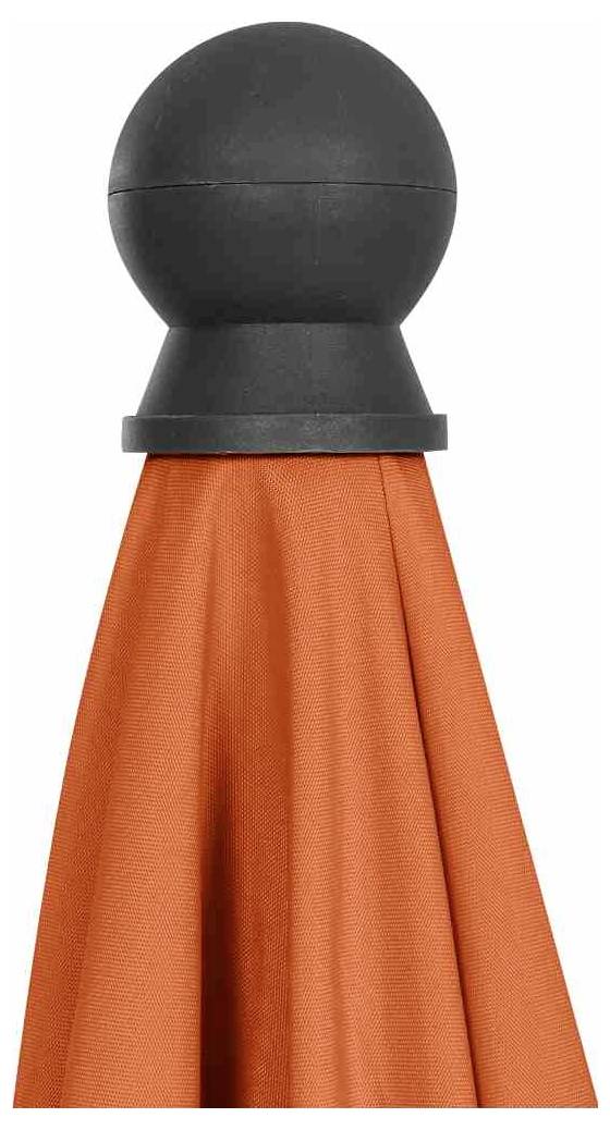 Siena Garden City L32203 Mittelstockschirm Stahl, Polyester