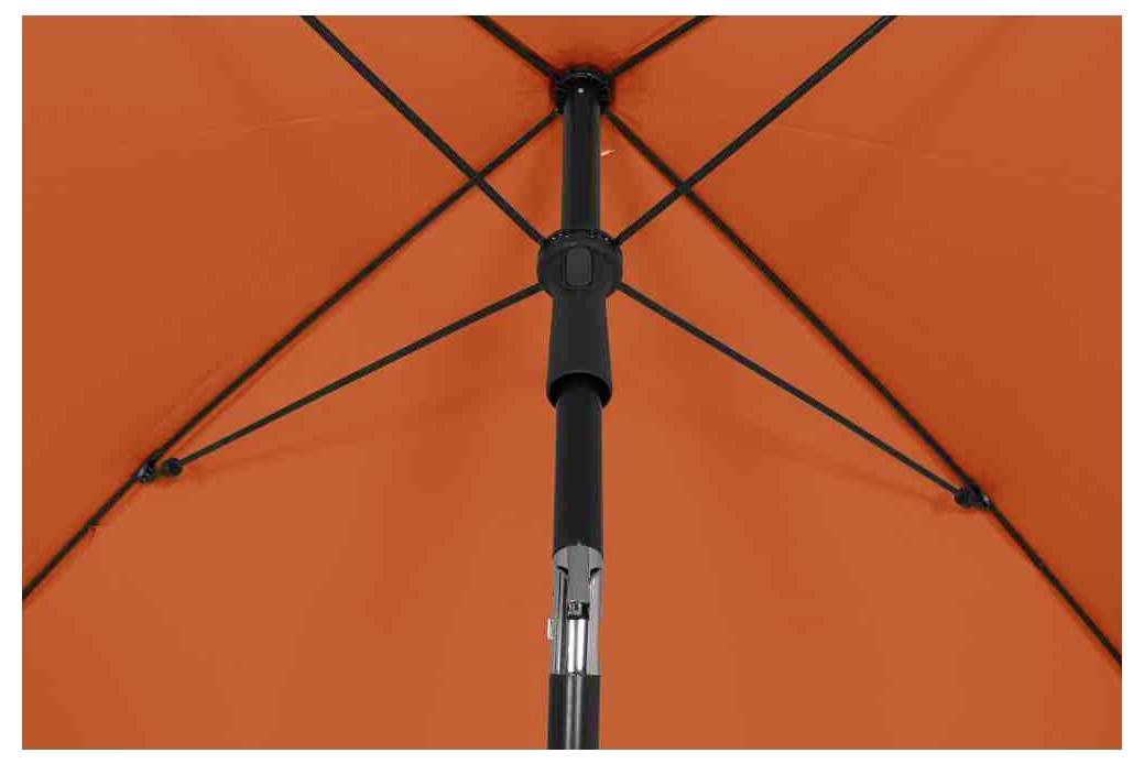 Siena Garden City L32209 Mittelstockschirm Stahl, Polyester