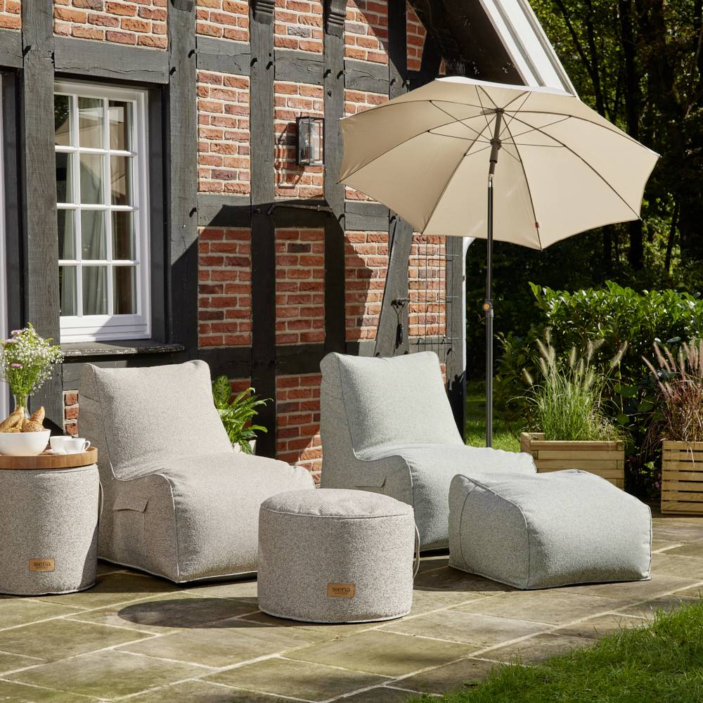 Siena Garden City L32208 Mittelstockschirm Stahl, Polyester