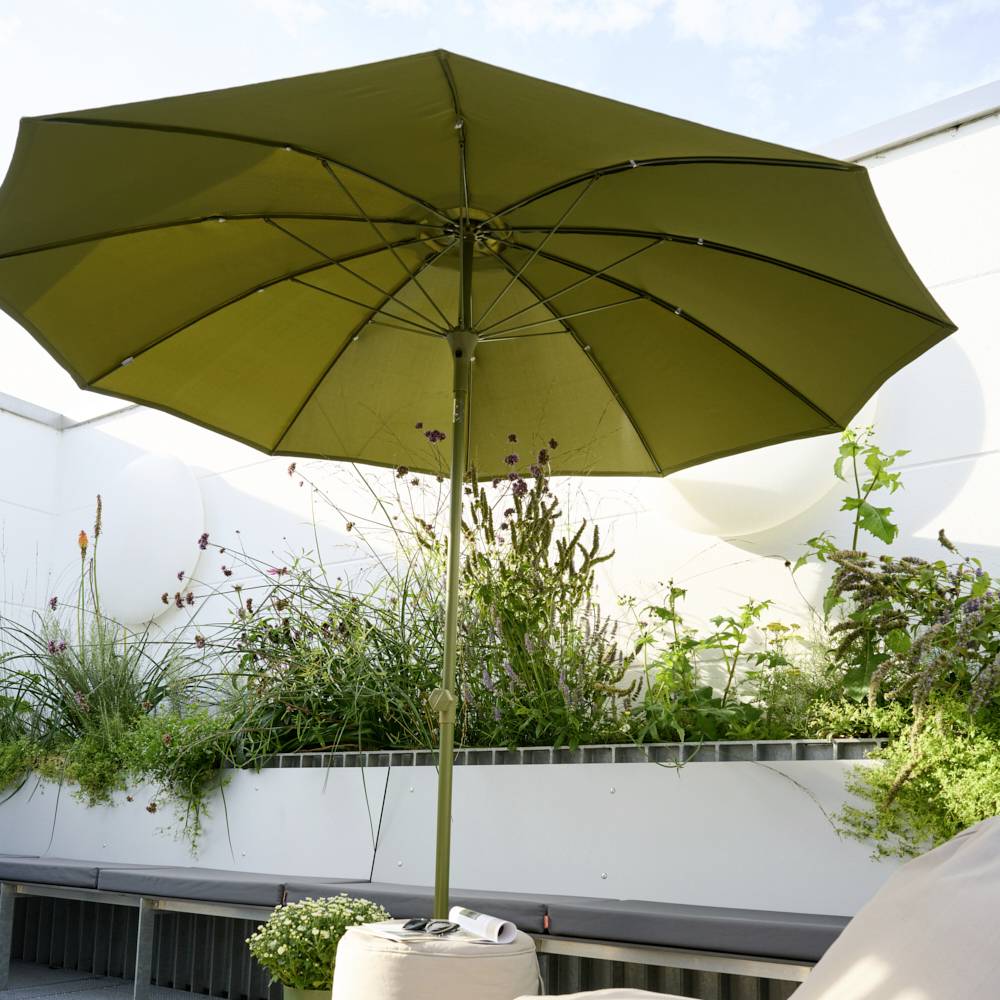 Siena Garden Paolo T52183 Mittelstockschirm Aluminium, Polyester