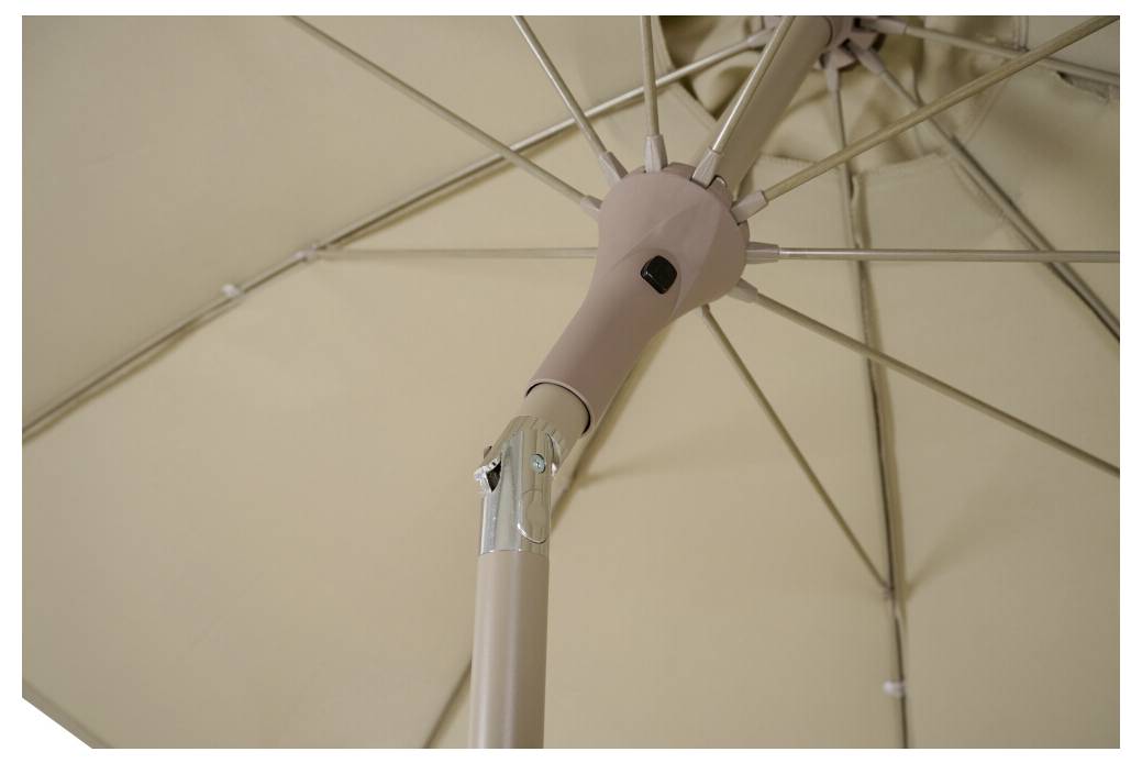 Siena Garden Paolo S08131 Mittelstockschirm Aluminium, Polyester