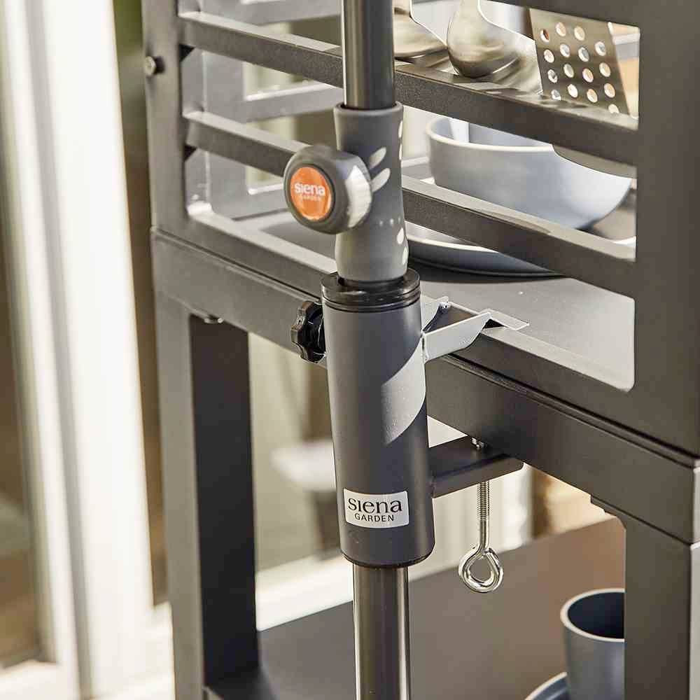 Siena Garden L30528 Balkonschirmklammer Stahl