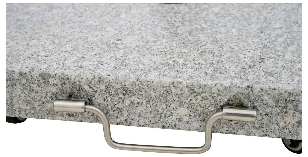Siena Garden T49449 Schirmständer Granit, Edelstahl