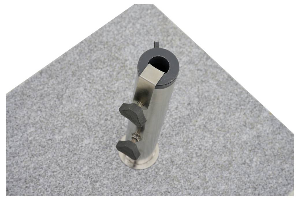 Siena Garden T49448 Schirmständer Granit, Edelstahl