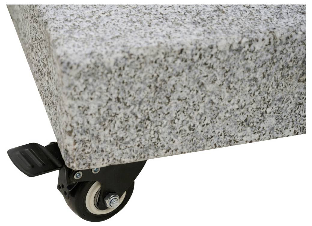 Siena Garden T49448 Schirmständer Granit, Edelstahl
