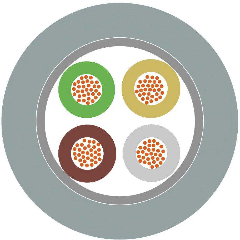 LAPP 0027855/100 Datenkabel UNITRONIC® FD Grau 100m