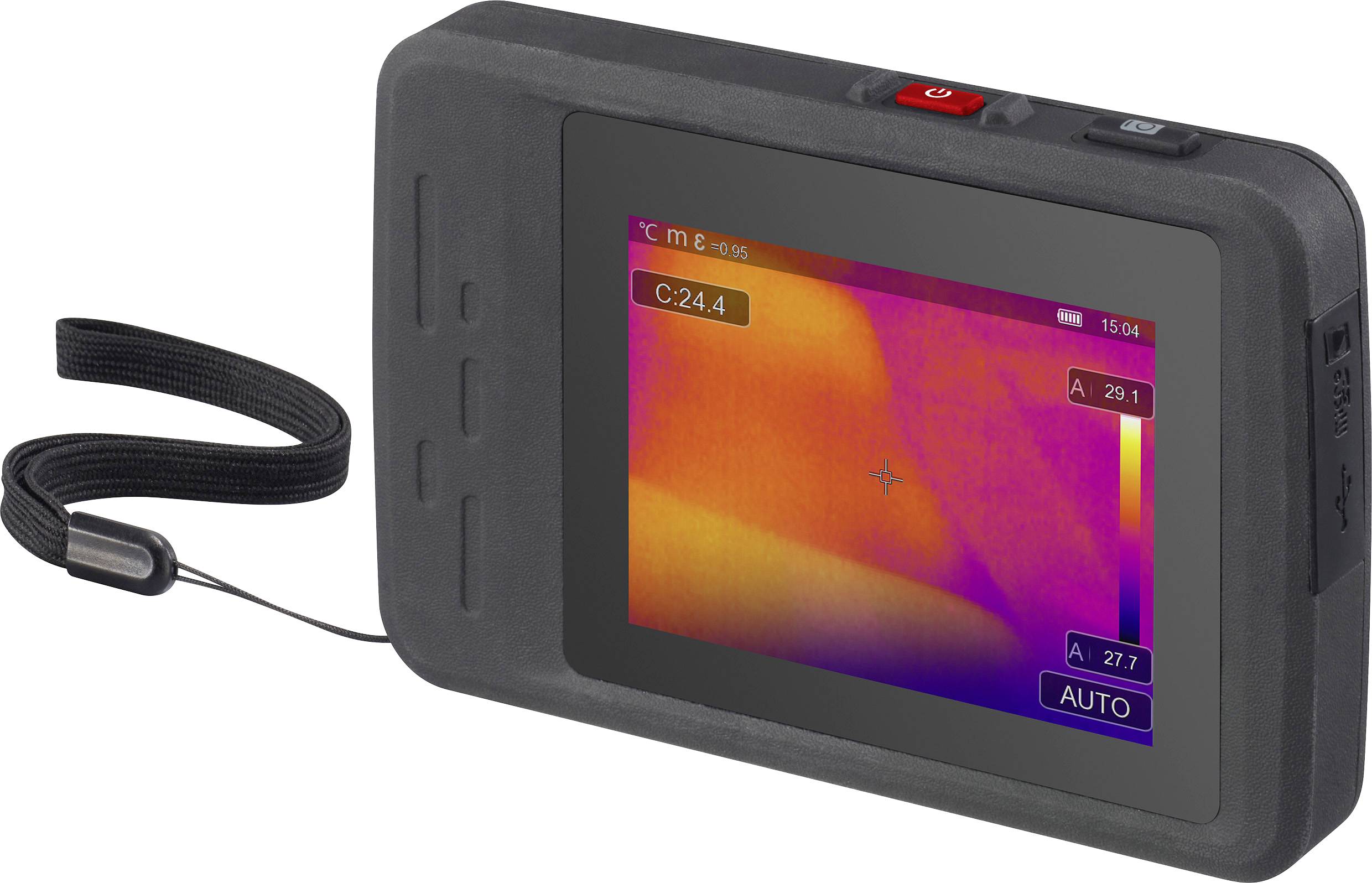 VOLTCRAFT WBP-160 Wärmebildkamera -20 bis 550 °C 160 x 120 Pixel 25 Hz integrierte Digitalkamera, W