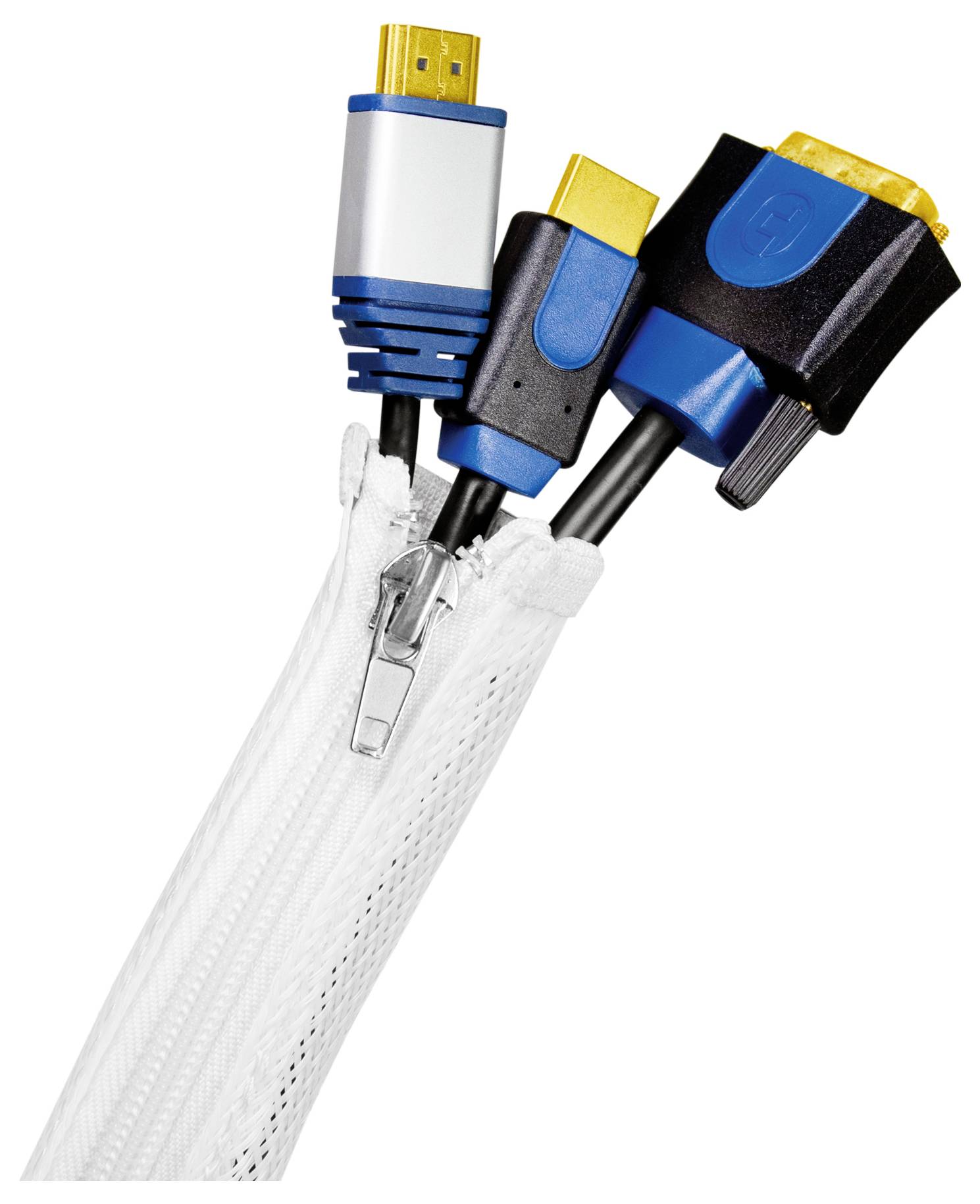 LogiLink KAB0091 KAB0091 Kabelschlauch 35mm (max) Weiß 5m