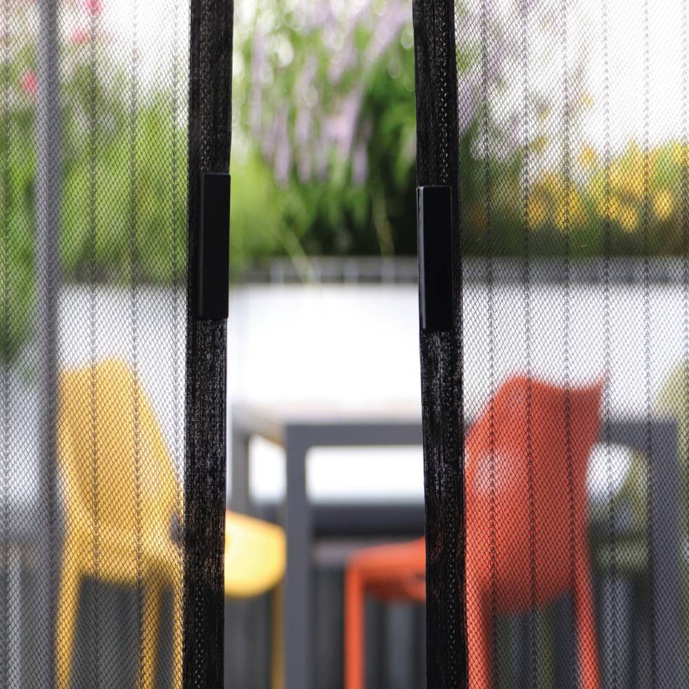 GARDAMO R60020 Tür-Fliegengitter (B x H) 1.1m x 2.4m Schwarz 1St.