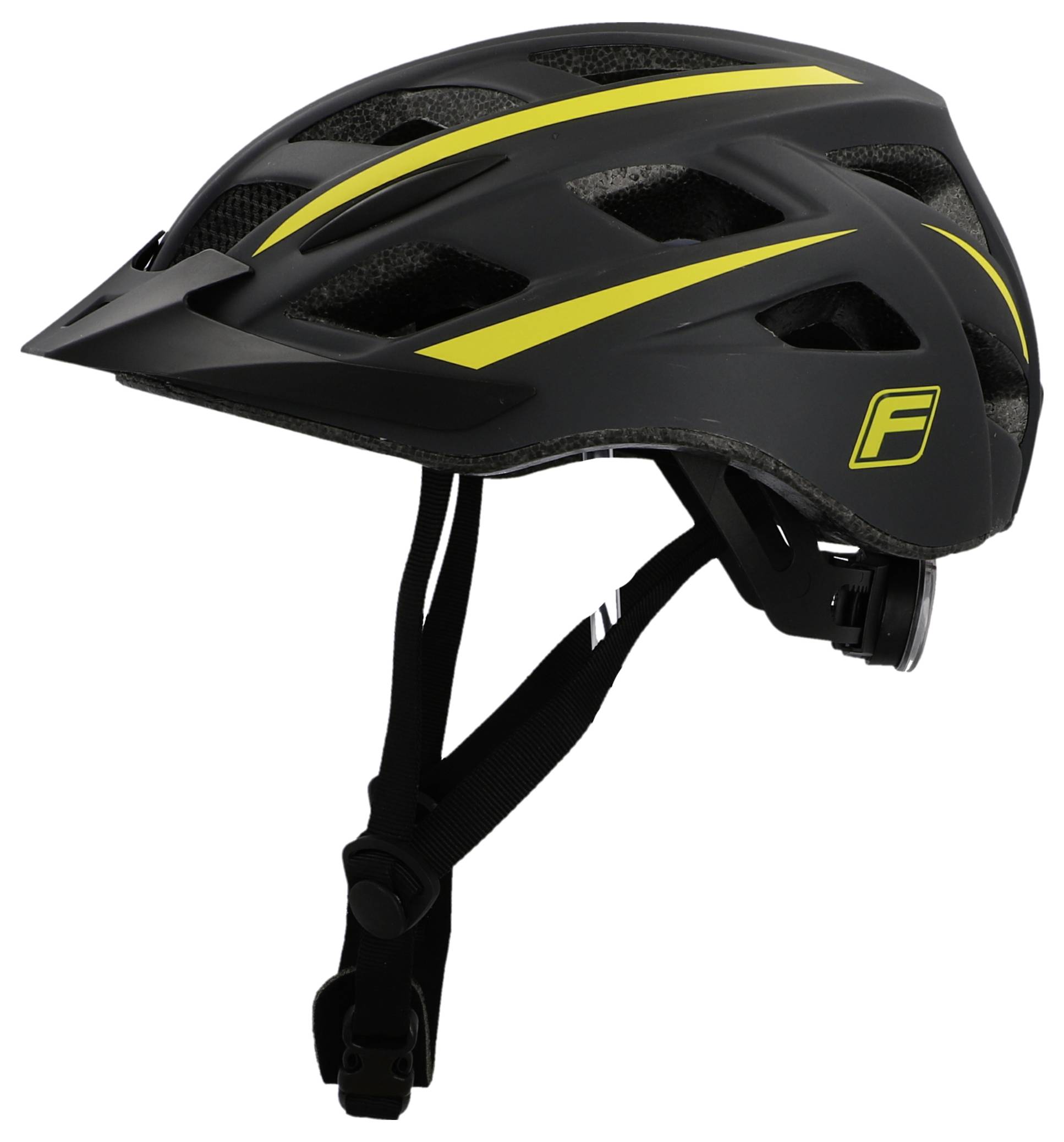 FISCHER FAHRRAD Urban Montis Fahrrad-Helm Schwarz Konfektionsgröße=S/M Kopfumfang=52-59cm