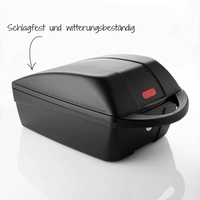 FISCHER FAHRRAD Gepäckträgerbox Schwarz FISCHER FAHRRAD Gepäckträgerbox Schwarz