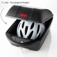 FISCHER FAHRRAD Gepäckträgerbox Schwarz FISCHER FAHRRAD Gepäckträgerbox Schwarz