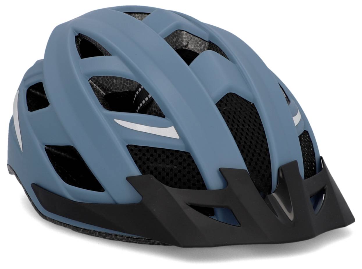 FISCHER FAHRRAD Urban Plus Chicago Fahrrad-Helm Blau Konfektionsgröße=L/XL Kopfumfang=58-61cm