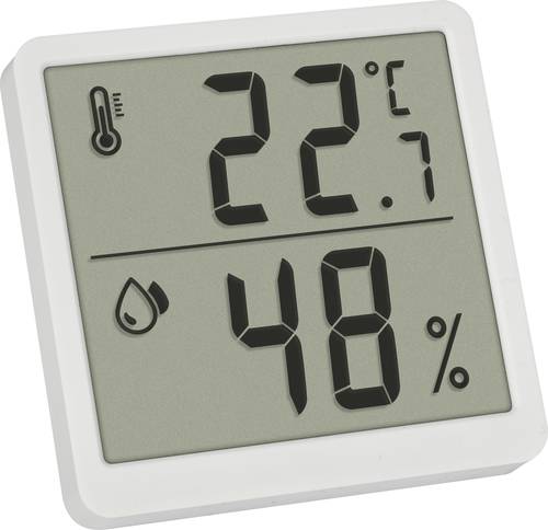 TFA Dostmann Digitales Thermo-Hygrometer Thermo-/Hygrometer Weiß 1 St.