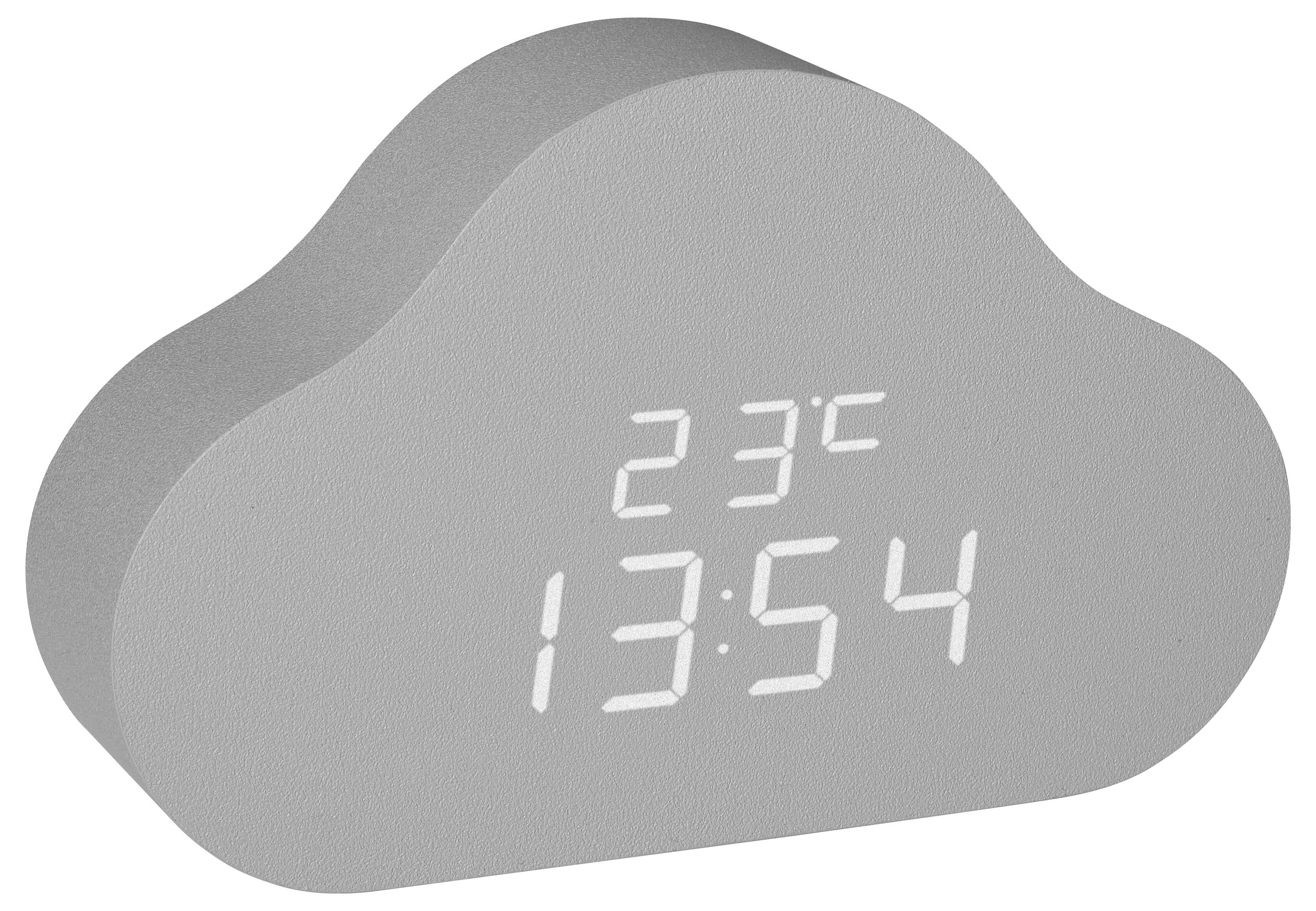 TFA Dostmann 60.2040.15 Quarz Kinderwecker Grau Alarmzeiten 1