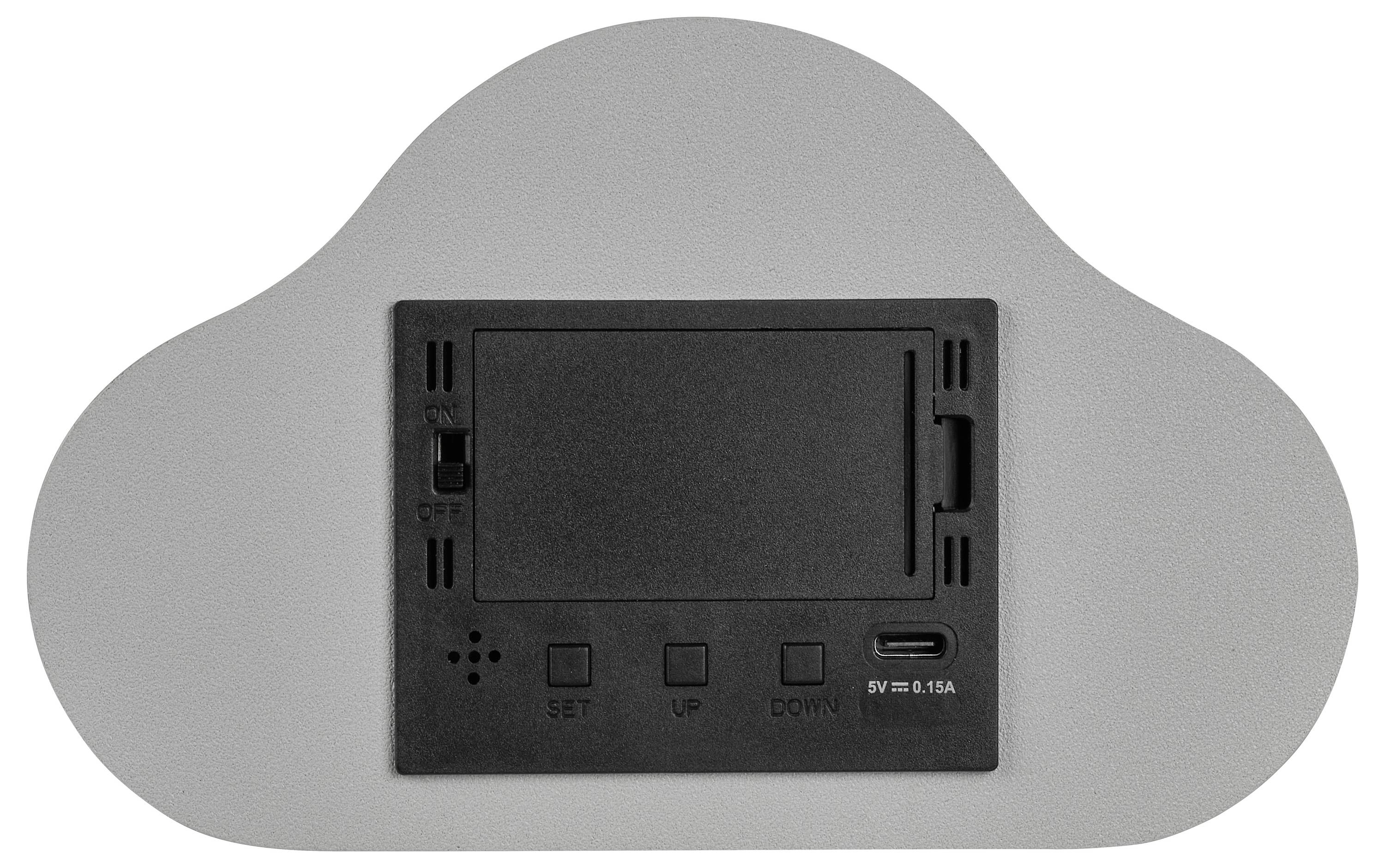 TFA Dostmann 60.2040.15 Quarz Kinderwecker Grau Alarmzeiten 1