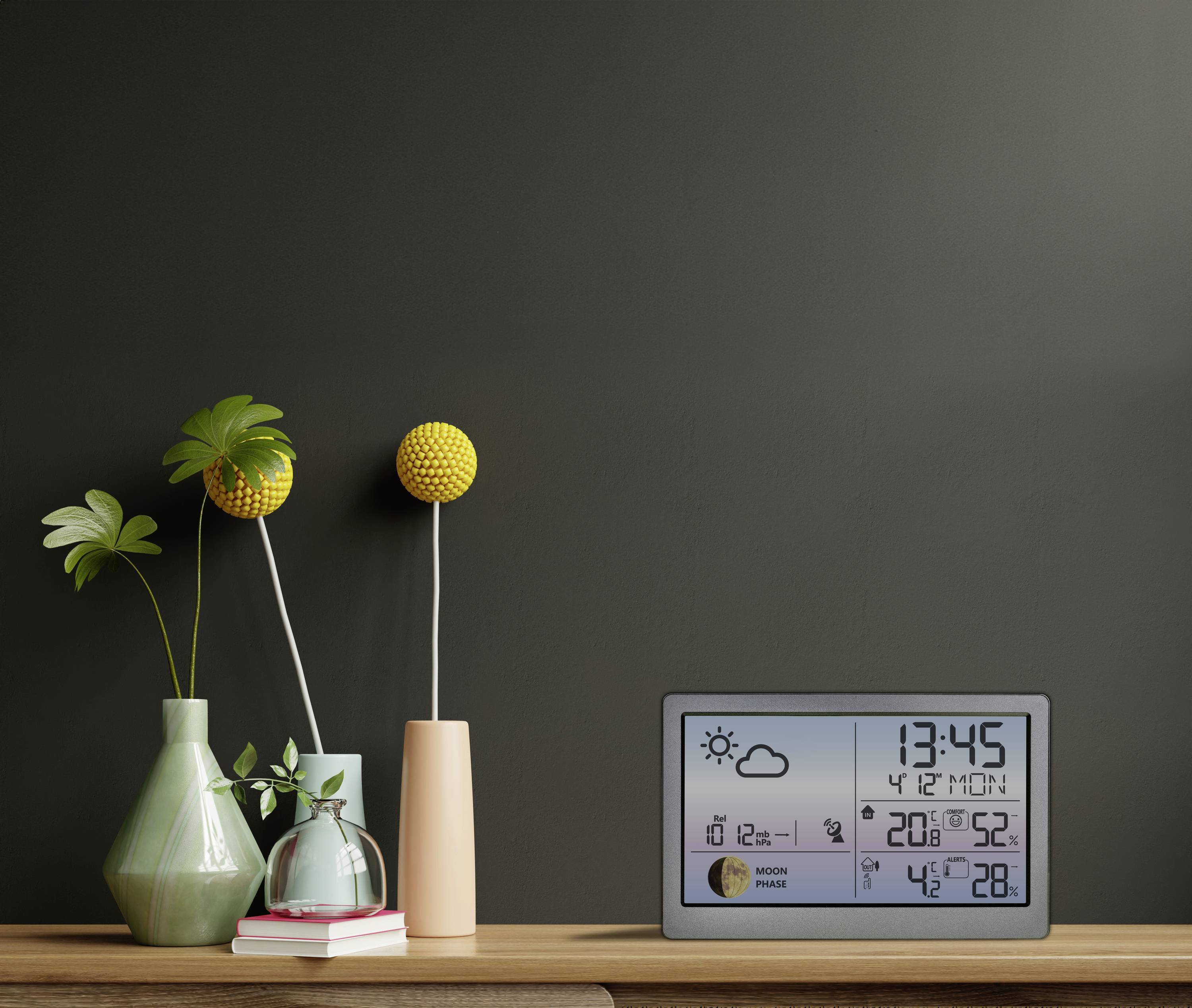 TFA Dostmann LUNA SKY 35.1169.10 Funk-Wetterstation Vorhersage für 12 Stunden Anzahl Sensoren max. 3
