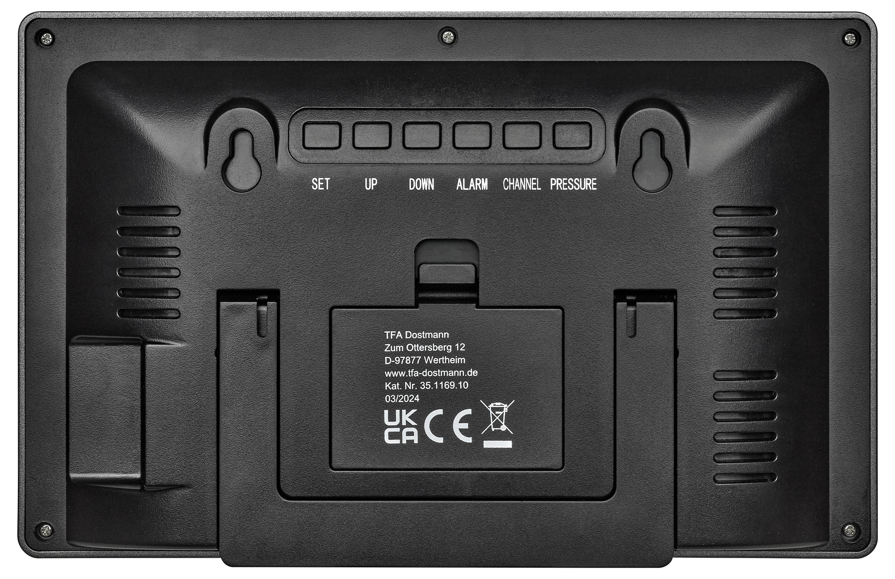 TFA Dostmann LUNA SKY 35.1169.10 Funk-Wetterstation Vorhersage für 12 Stunden Anzahl Sensoren max. 3