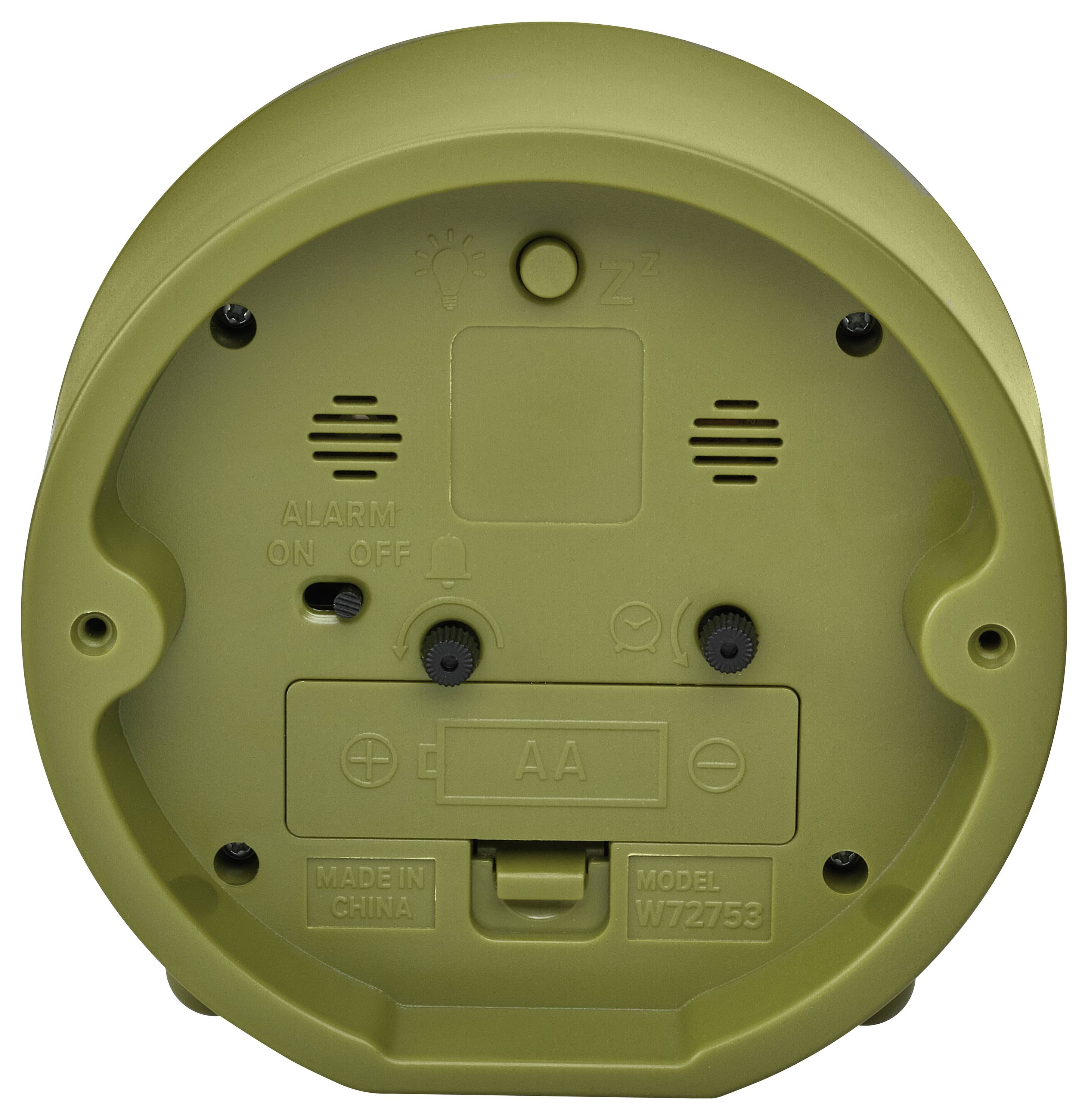 TFA Dostmann 60.1043.04 Quarz Wecker Oliv, Grün Alarmzeiten 1 Leisegang-Uhrwerk