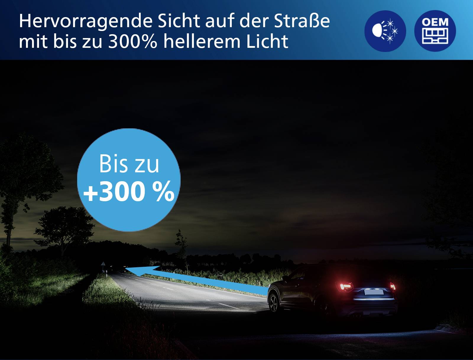 Philips Automotive 11342U60B2X2 LED Leuchtmittel Ultinon Pro6000 H4 12 V