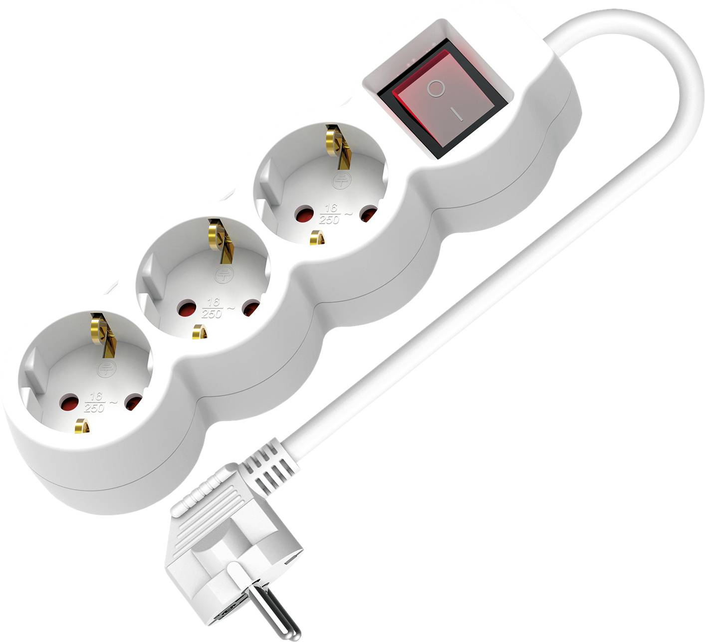 Value 19.99.0950 Steckdosenleiste Weiß CEE-Stecker 1St.