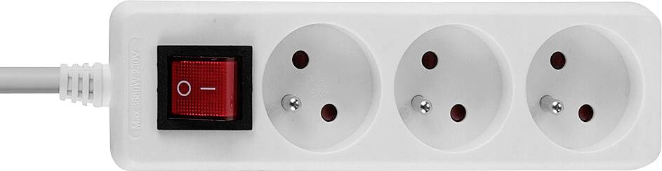 LINDY 73124 Steckdosenleiste Weiß Kaltgerätestecker 1St.