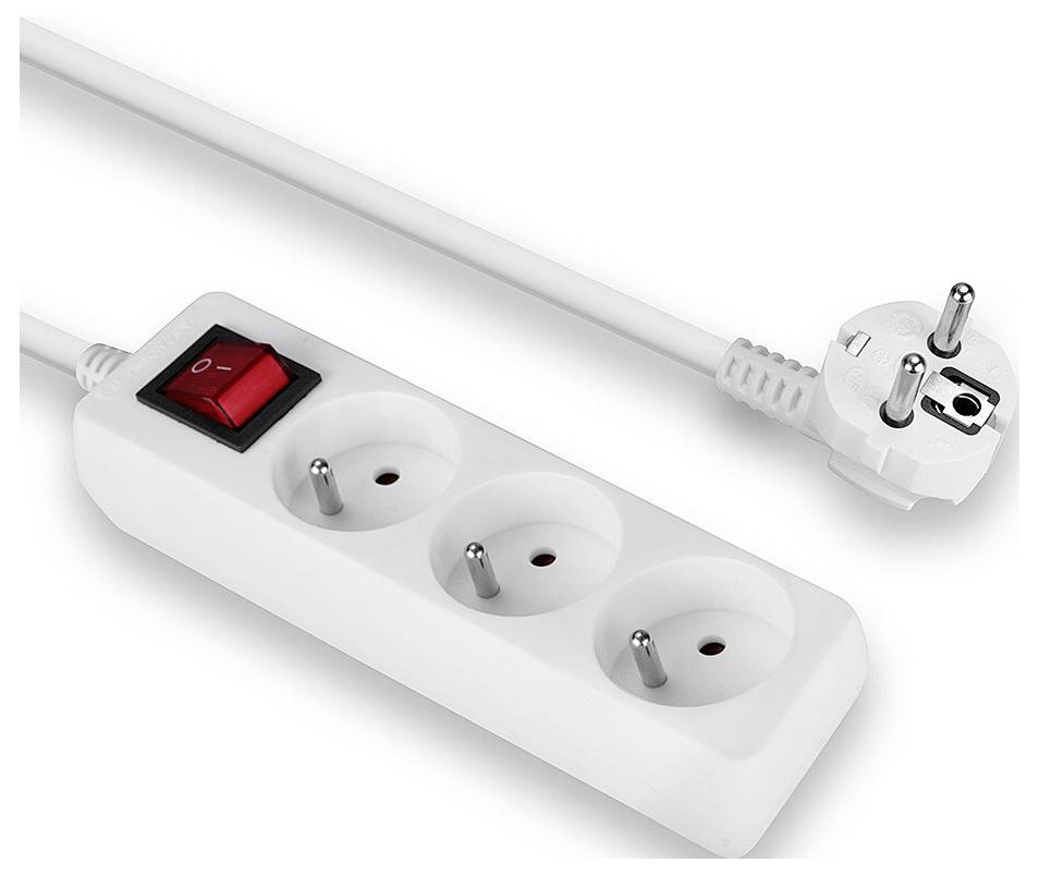 LINDY 73124 Steckdosenleiste Weiß Kaltgerätestecker 1St.