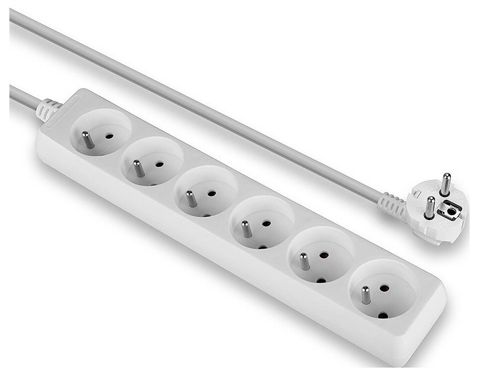 LINDY 73125 Steckdosenleiste Weiß Kaltgerätestecker 1 St.