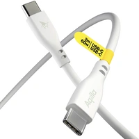Aqiila Cablebird CS12 USB-C® Kabel USB 2.0 USB-C® Stecker 2.00m Weiß AQCBPBIC2SI829 Aqiila Cablebird CS12 USB-C® Kabel USB 2.0 USB-C® Stecker 2.00m Weiß AQCBPBIC2SI829