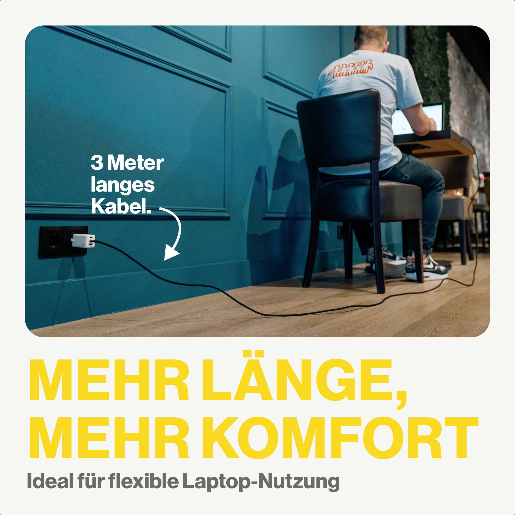 Aqiila Cablebird CB13 USB-C® Kabel USB 2.0 USB-C® Stecker 3.00m Schwarz AQCBPBICB4BD881