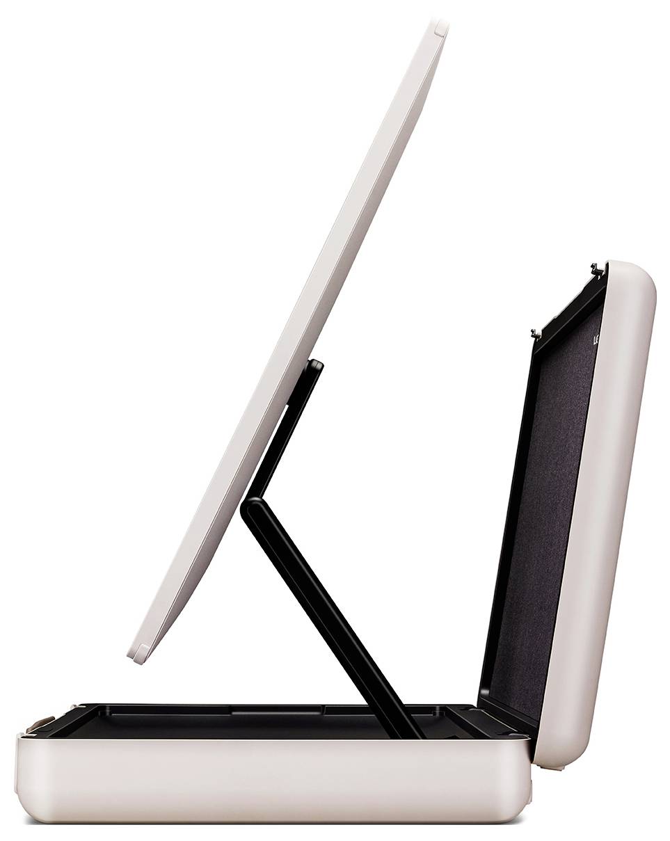 LG Electronics StanbyME Go (27LX5QKNA) LCD-TV 68cm 27 Zoll EEK E (A - G) Akkubetrieb, Full HD, Smart TV, WLAN Beige