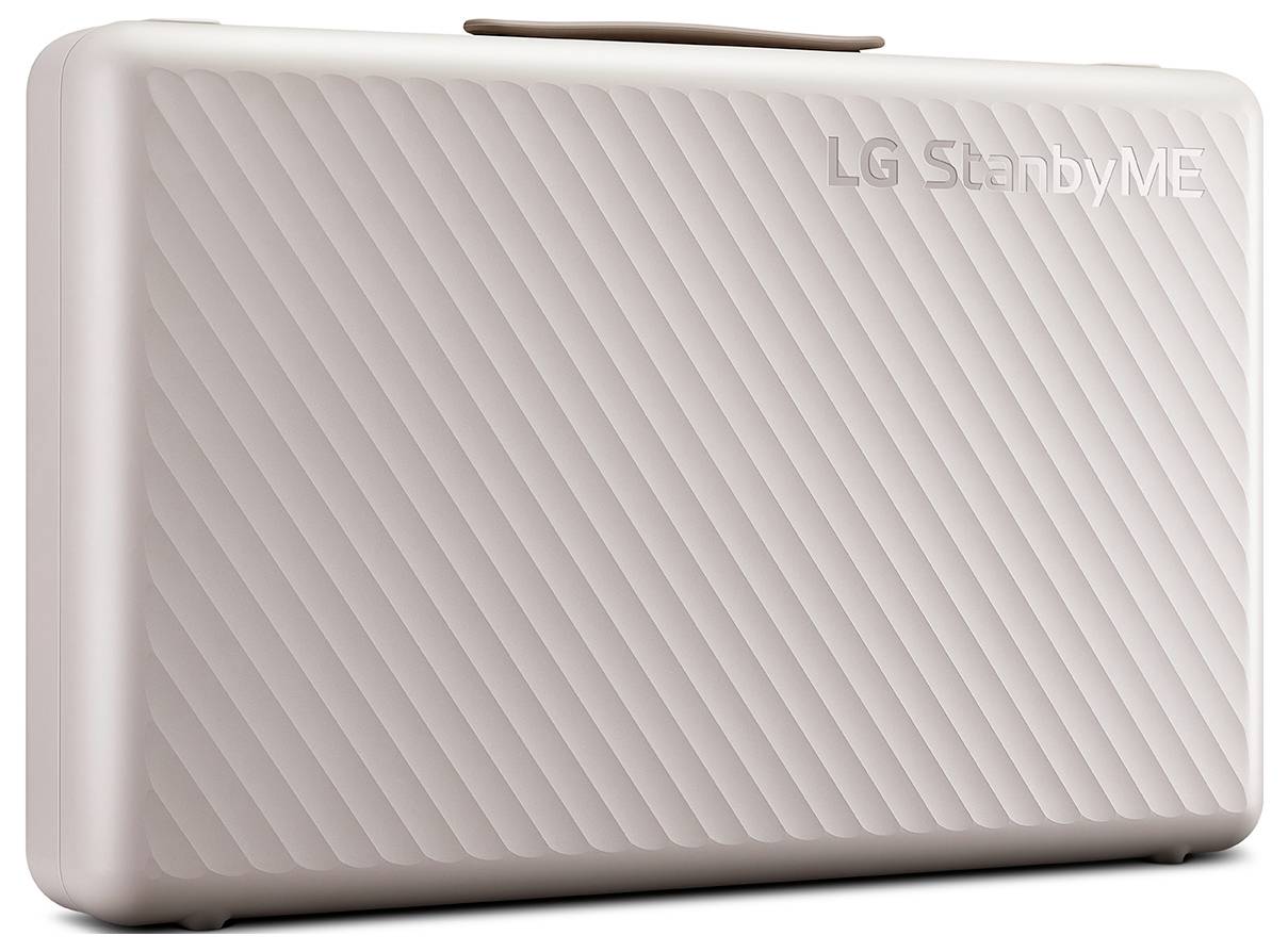 LG Electronics StanbyME Go (27LX5QKNA) LCD-TV 68cm 27 Zoll EEK E (A - G) Akkubetrieb, Full HD, Smart TV, WLAN Beige