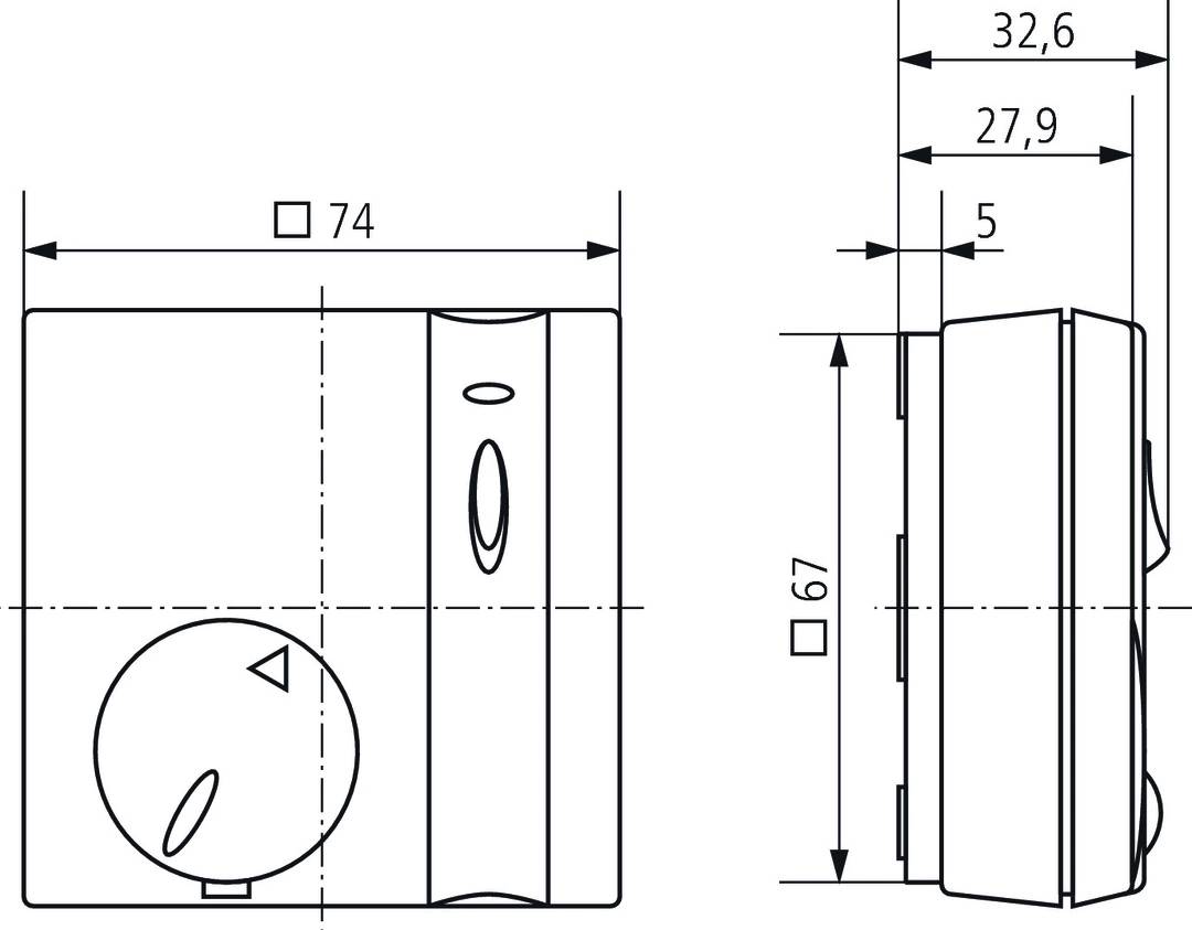 Theben 7140016 RAMSES 714A Raumthermostat 1St.