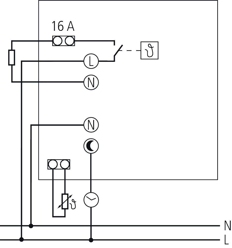 Theben 7140016 RAMSES 714A Raumthermostat 1St.