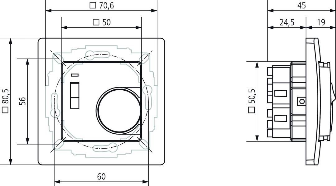 Theben 7480130 RAMSES 748 Raumthermostat 1St.