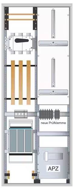 Hager FP92W4N Wandler- und Messschrank Inhalt 1St.