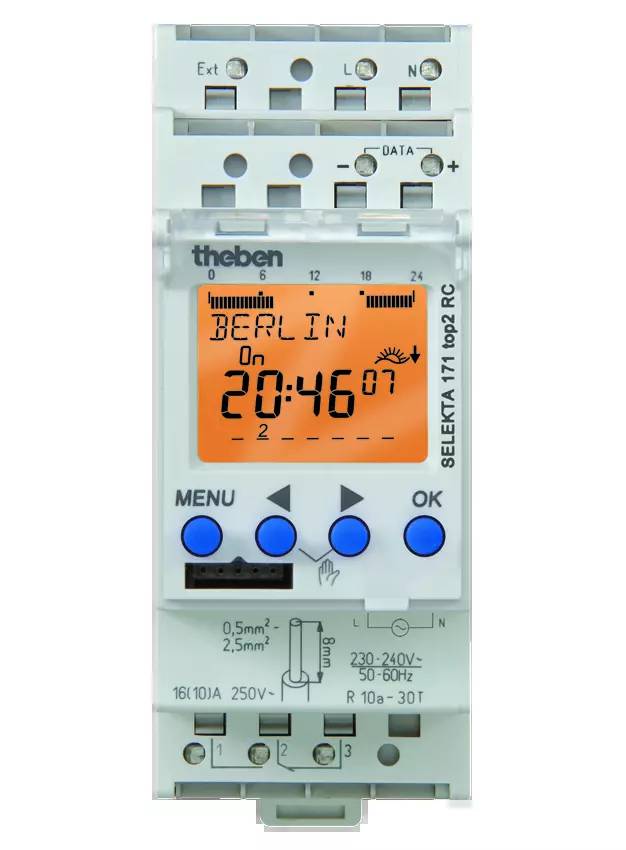 Theben 1714100 Hutschienen-Zeitschaltuhr