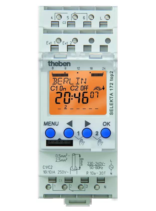 Theben 1724100 Hutschienen-Zeitschaltuhr