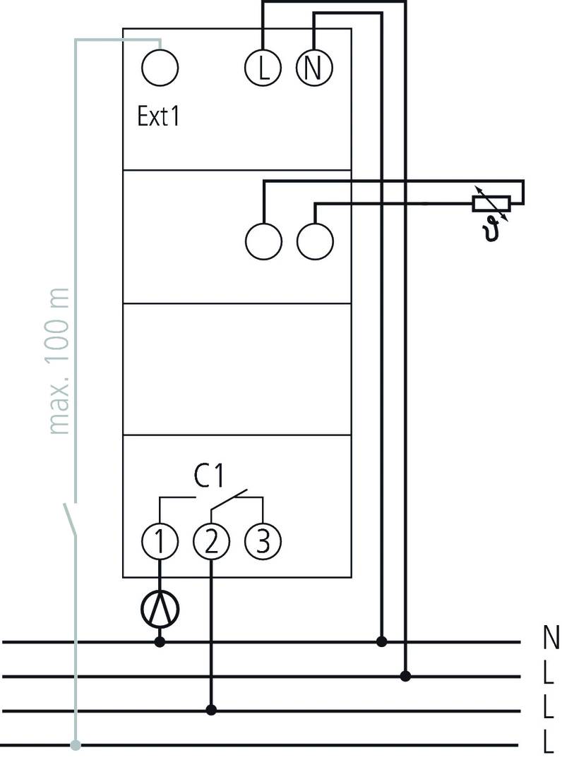 Theben 3660100 RAMSES 366/1 top2 Raumthermostat 1St.